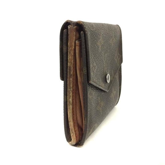 945135O Louis Vuitton Wallet Portefeiulle Elise Brown Monogram - Picture 3 of 9